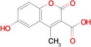 6-Hydroxy-4-methyl-2-oxo-2H-1-benzopyran-3-carboxylic acid