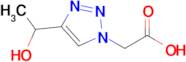 2-[4-(1-hydroxyethyl)-1h-1,2,3-triazol-1-yl]acetic acid