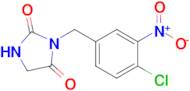 3-[(4-chloro-3-nitrophenyl)methyl]imidazolidine-2,4-dione