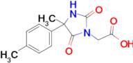 2-[4-methyl-4-(4-methylphenyl)-2,5-dioxoimidazolidin-1-yl]acetic acid