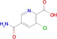 5-Carbamoyl-3-chloropyridine-2-carboxylic acid