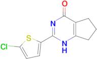 2-(5-chlorothiophen-2-yl)-1H,4H,5H,6H,7H-cyclopenta[d]pyrimidin-4-one