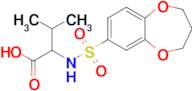 2-(3,4-Dihydro-2h-1,5-benzodioxepine-7-sulfonamido)-3-methylbutanoic acid