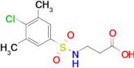 3-(4-Chloro-3,5-dimethylbenzenesulfonamido)propanoic acid