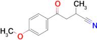 4-(4-Methoxyphenyl)-2-methyl-4-oxobutanenitrile