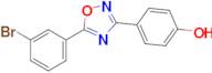 4-[5-(3-bromophenyl)-1,2,4-oxadiazol-3-yl]phenol