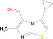 3-Cyclopropyl-6-methylimidazo[2,1-b][1,3]thiazole-5-carbaldehyde