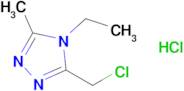 3-(Chloromethyl)-4-ethyl-5-methyl-4h-1,2,4-triazole hydrochloride