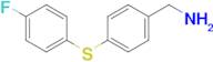 {4-[(4-fluorophenyl)sulfanyl]phenyl}methanamine