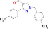 3-(4-Methylphenyl)-1-[(4-methylphenyl)methyl]-1h-pyrazole-4-carbaldehyde