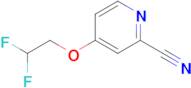 4-(2,2-Difluoroethoxy)pyridine-2-carbonitrile