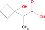 2-(1-Hydroxycyclobutyl)propanoic acid