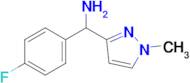 (4-Fluorophenyl)(1-methyl-1h-pyrazol-3-yl)methanamine