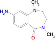 8-Amino-1,4-dimethyl-2,3,4,5-tetrahydro-1h-1,4-benzodiazepin-5-one