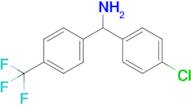 (4-Chlorophenyl)[4-(trifluoromethyl)phenyl]methanamine