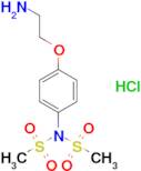 n-[4-(2-aminoethoxy)phenyl]-N-methanesulfonylmethanesulfonamide hydrochloride