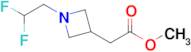 Methyl 2-[1-(2,2-difluoroethyl)azetidin-3-yl]acetate