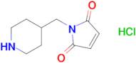 1-(Piperidin-4-ylmethyl)-2,5-dihydro-1h-pyrrole-2,5-dione hydrochloride