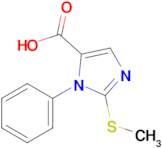 2-(Methylsulfanyl)-1-phenyl-1h-imidazole-5-carboxylic acid