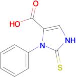 3-phenyl-2-sulfanylidene-2,3-dihydro-1H-imidazole-4-carboxylic acid