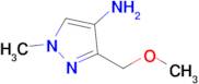 3-(Methoxymethyl)-1-methyl-1h-pyrazol-4-amine