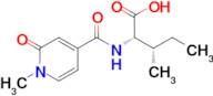 (2s,3s)-3-Methyl-2-[(1-methyl-2-oxo-1,2-dihydropyridin-4-yl)formamido]pentanoic acid