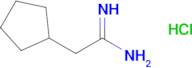 2-Cyclopentylethanimidamide hydrochloride