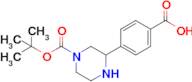 4-{4-[(tert-butoxy)carbonyl]piperazin-2-yl}benzoic acid