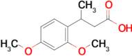 3-(2,4-Dimethoxyphenyl)butanoic acid