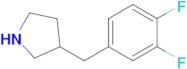 3-[(3,4-difluorophenyl)methyl]pyrrolidine