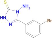 4-amino-3-(3-bromophenyl)-4,5-dihydro-1H-1,2,4-triazole-5-thione