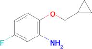 2-(Cyclopropylmethoxy)-5-fluoroaniline