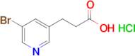 3-(5-Bromopyridin-3-yl)propanoic acid hydrochloride