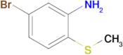 5-Bromo-2-(methylsulfanyl)aniline