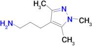 3-(Trimethyl-1h-pyrazol-4-yl)propan-1-amine