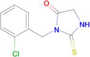 3-[(2-chlorophenyl)methyl]-2-sulfanylideneimidazolidin-4-one