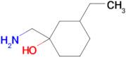 1-(Aminomethyl)-3-ethylcyclohexan-1-ol