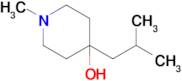 1-Methyl-4-(2-methylpropyl)piperidin-4-ol