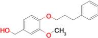 [3-methoxy-4-(3-phenylpropoxy)phenyl]methanol