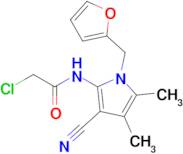 2-Chloro-N-[3-cyano-1-(furan-2-ylmethyl)-4,5-dimethyl-1h-pyrrol-2-yl]acetamide