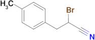 2-Bromo-3-(4-methylphenyl)propanenitrile