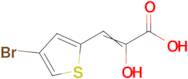 3-(4-bromothiophen-2-yl)-2-hydroxyprop-2-enoic acid