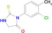 3-(3-chloro-4-methylphenyl)-2-sulfanylideneimidazolidin-4-one