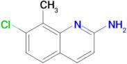 7-Chloro-8-methylquinolin-2-amine