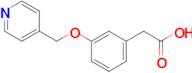 2-[3-(pyridin-4-ylmethoxy)phenyl]acetic acid