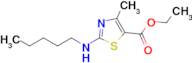 Ethyl 4-methyl-2-(pentylamino)-1,3-thiazole-5-carboxylate