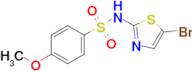 n-(5-Bromo-1,3-thiazol-2-yl)-4-methoxybenzene-1-sulfonamide