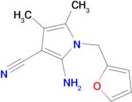 2-Amino-1-(furan-2-ylmethyl)-4,5-dimethyl-1h-pyrrole-3-carbonitrile