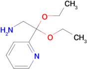 2,2-Diethoxy-2-(pyridin-2-yl)ethan-1-amine