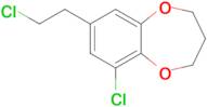6-Chloro-8-(2-chloroethyl)-3,4-dihydro-2h-1,5-benzodioxepine